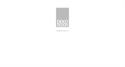 Desktop Screenshot of dekodesign.com